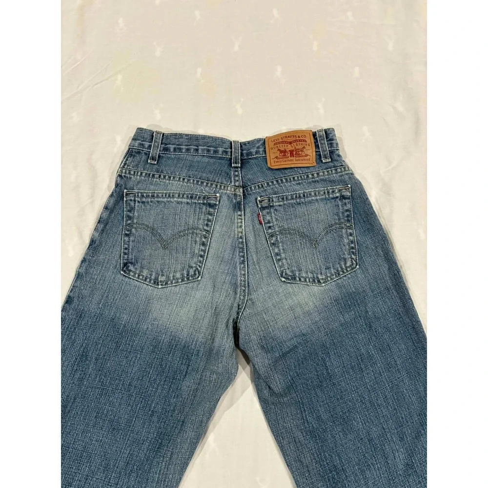 Levi Strauss & Co Denim Jeans Light Wash Straight Leg Classic Vintage 32w 32L‎